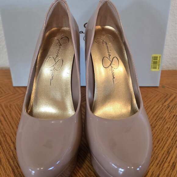 Jessica Simpson Waleo High Heels Platform Stiletto Nude - Picture 2 of 11